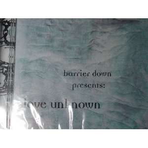  Barrier Down Presents Love Unknown CD 