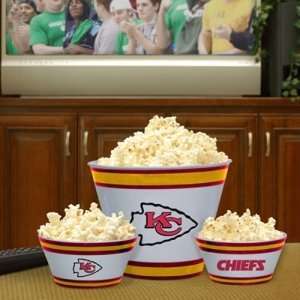  Kansas City Chiefs NFL Melamine Serving Bowl Set Kitchen 
