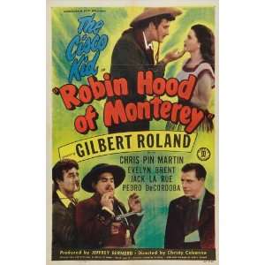 Robin Hood of Monterey Poster Movie 11 x 17 Inches   28cm x 44cm 