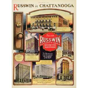  1927 Ad Russwin Hardware Chattanooga Fixtures Tennessee 