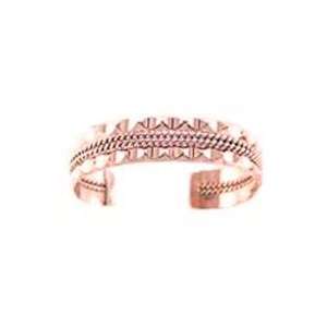    By Navajo Artist: Verna Tahe: Copper Womens Bracelet: Jewelry