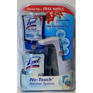  Lysol No Touch Kitchen System, Berry, Two 8.5 Oz Refills 