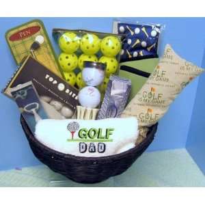 Golf Basket Gift Set   Great gift idea for Him, for Birthday, Get Well 