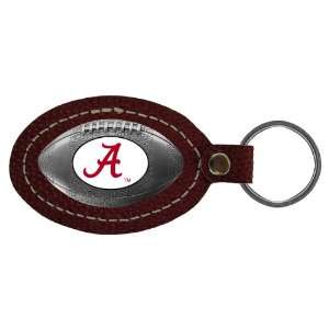  Alabama Crimson Tide Leather Football Key Tag Sports 