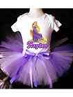 BIRTHDAY TANGLED RAPUNZEL TUTU OUTFIT 1ST 2ND 3RD 4TH 5TH 6TH