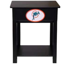  Fan Creations Miami Dolphins Logo Night Stand/Side Table 