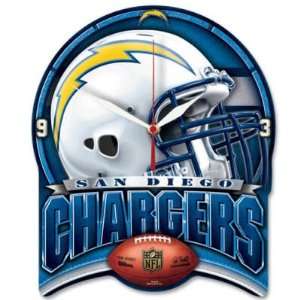    San Diego Chargers High Definition Wall Clock: Sports & Outdoors