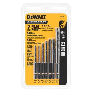 product name dewalt dd5057 7 pc impact drilling set includes 2 1 8 in 