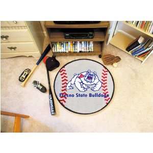 Fresno State Bulldogs NCAA Baseball Round Floor Mat (29)  