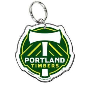  PORTLAND TIMBERS OFFICIAL LOGO ACRYLIC KEY RING: Sports 