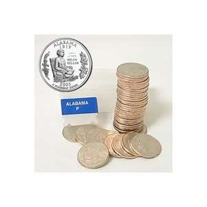 2003 Alabama Quarter Roll   Philadelphia Mint  Sports 