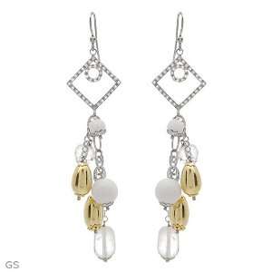   and Crystal Ladies Earrings. Length 98 mm. Total Item weight 22.0 g