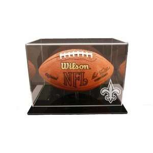  New Orleans Saints Black Acrylic Football Display: Sports 