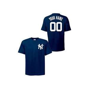 New York Yankees   Personalized with Your Name   Youth Name & Number T 