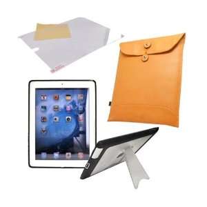   Case, Anti Glare Screen Protector and Envelope Case For Apple iPad 2
