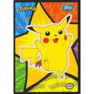 Pikachu Sticker Puzzle Card   Pokemon The First Movie   1E 