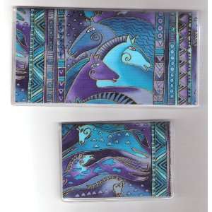  Checkbook Cover Debit Set Made with Laurel Burch Mythical 