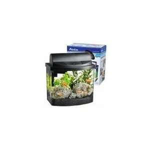  Aquarium Mini Bow Desktop Kit Black 1 Gallon: Pet Supplies
