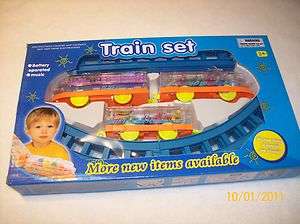 Toy train set for kids 3+ plastic easy play set battery operated with 
