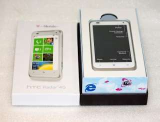 HTC Radar 4G Windows Cell Phone T Mobile LNIB  