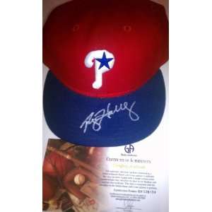  Roy Halladay Signed Philadelphia Phillies Fitted Hat 
