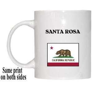  US State Flag   SANTA ROSA, California (CA) Mug 