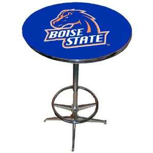  Boise State Pub Table With Chrome Base