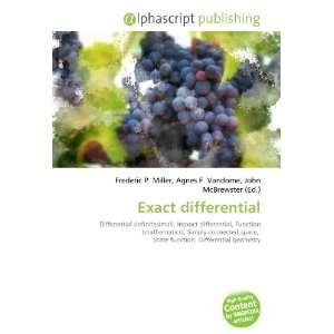  Exact differential (9786132729613) Books
