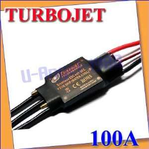   100a turbojet water cool rc ship brushless esc with bec+ Toys & Games