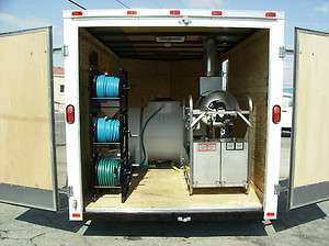 Hot Water Pressure Washer Trailer Package Enclosed  
