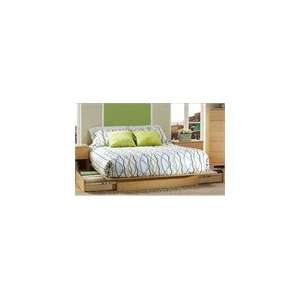 South ShoreCopley Queen Size Platform Bed with Storage   3013217 