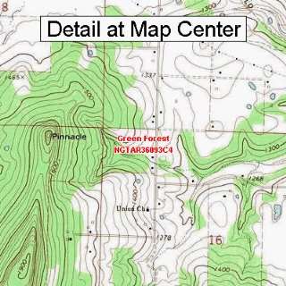  Map   Green Forest, Arkansas (Folded/Waterproof)