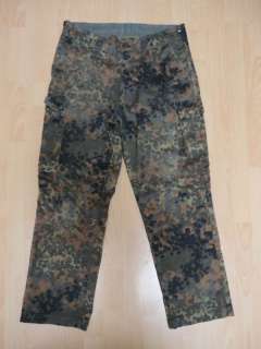Used German Army Bundeswehr Flecktarn Camoflage Pants  