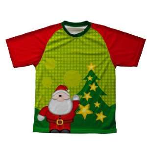 Christmas Santa Technical T Shirt for Youth  Sports 