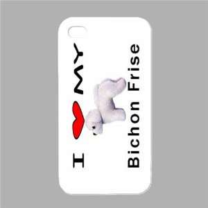  I Love My Bichon Frise White Iphone 4 and Iphone 4s Case 