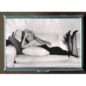 KL MARILYN MONROE LAYS ON COUCH ID CREDIT CARD WALLET CIGARETTE CASE 