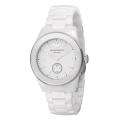   Kors Womens White Chronograph Dial Ceramic Watch  