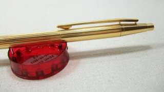 VINTAGE MONTBLANC NOBLESSE ALL GOLD PLATED BALL POINT PEN SLIM 1970 