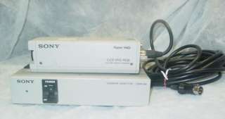 Sony Model DXC 151A CCD Camera w/ Sony CMA D2 Adapter  
