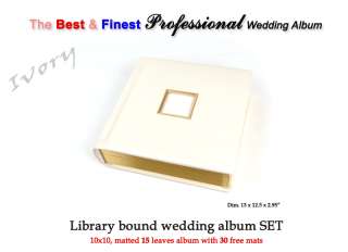 Venice :Professional wedding album (10x10, 15L, Ivory)  