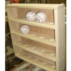  Baseball Display Show Case / Cabinet Rack 20 Balls 