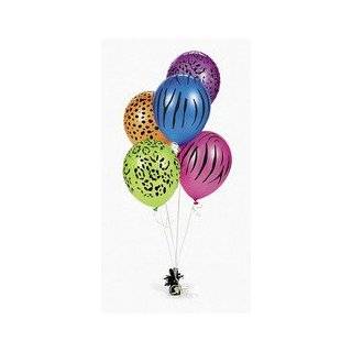 50 Animal Print Balloons   Tiger, Cheetah, Leapord, Zebra : Toys 