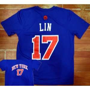 Lot of 10 pcs New York Knicks Jerseys Jeremy Lin #17 Blue Basketball 