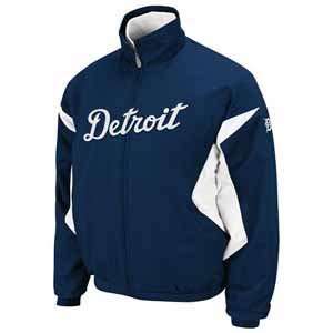  Detroit Tigers Triple Peak Premier Jacket   Large Sports 