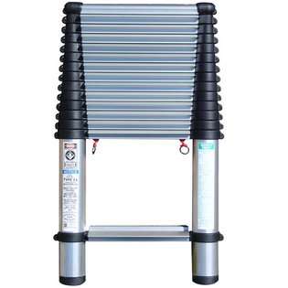   Telescoping Extension Ladder with Wide Step, 14 1/2 Foot at 