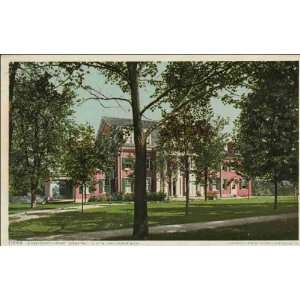  Reprint A Fraternity House Sigma Phi , U. of M., Ann Arbor 