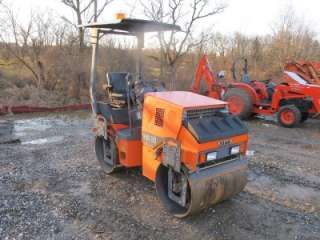 HAMM HD10 DOUBLE DRUM ROLLER WITH CANOPY, 40 HOURS  