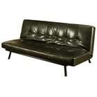 Big Tree Furniture Monaco Leather Euro Convertible Sofa