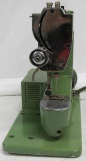 Vintage ELNA Grasshopper Type 500890 Green Sewing Machine in Case 