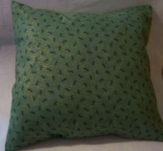 DRAGONFLY Sage Green 16 Throw Pillow Cover Sham  